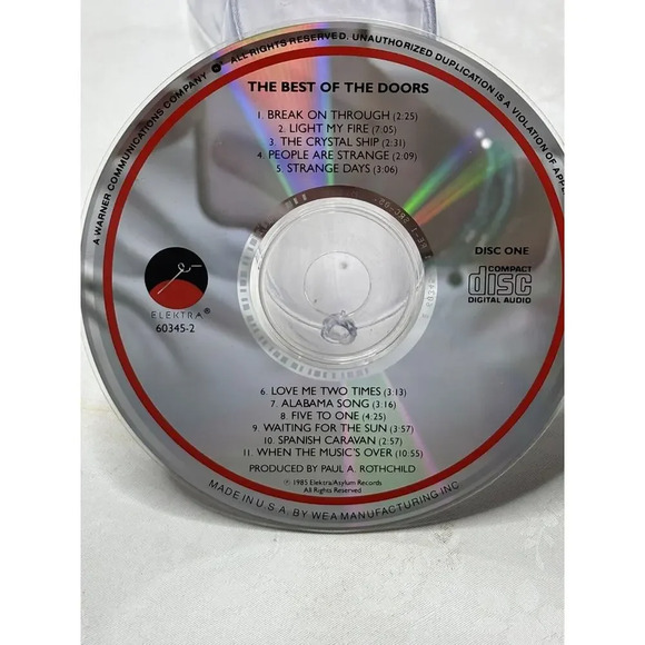 Other - The Best Of The Doors CD, 1985, Elektra CD ONLY